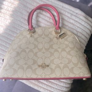 Coach med dome purse (optional cross body)